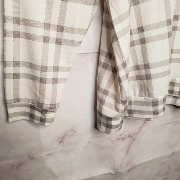 FRED DAVID plaid long sleeve 1/4 zip up sweater 3X - Picture 6 of 7